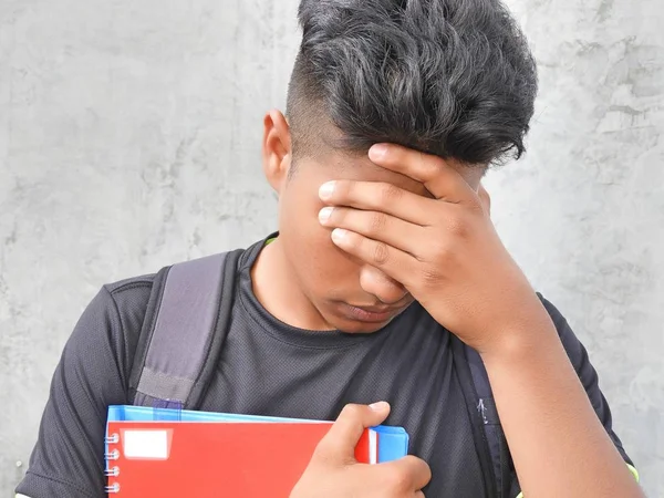 Depresi Chlapec Student — Stock fotografie