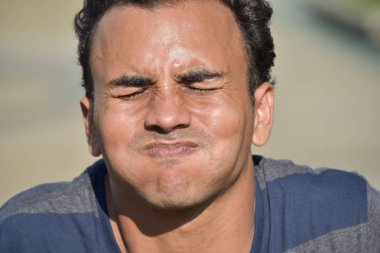 Stres altında Kolombiya erkek