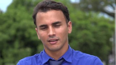 Ürküyor veya şok İspanyol iş adamı