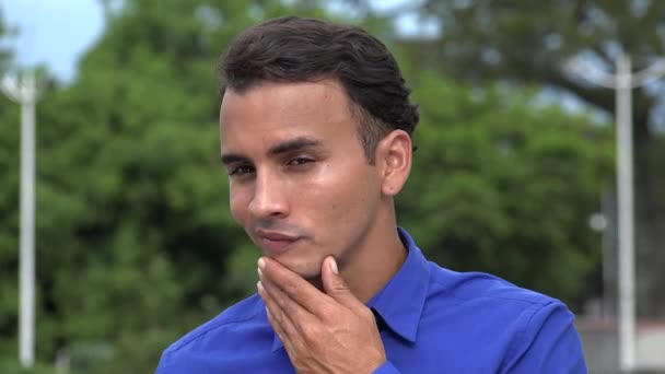 Ren Barberet spansktalende forretningsmand – Stock-video