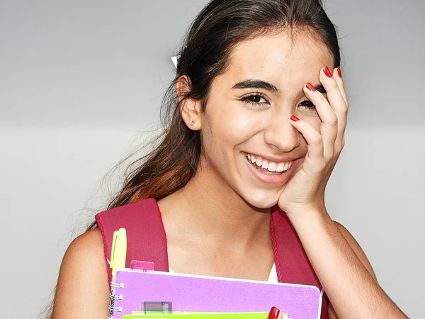 Mutlu kız öğrenci