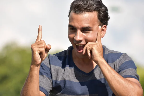 Homem Bonito Criativo — Fotografia de Stock