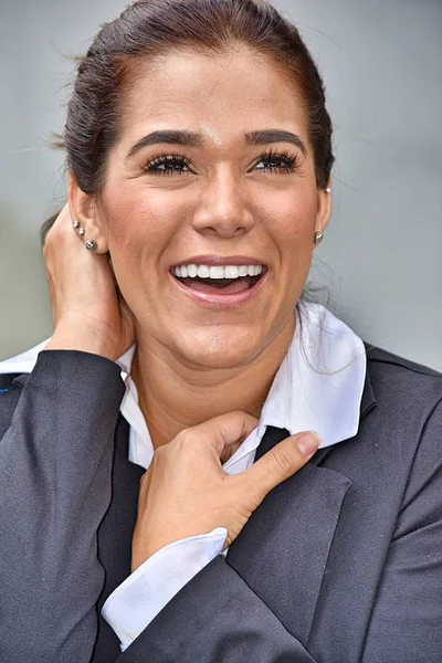 Smiling Beautiful Business Woman — Stock Photo, Image