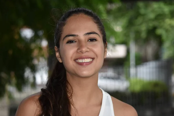 Una Chica Felicidad — Foto de Stock