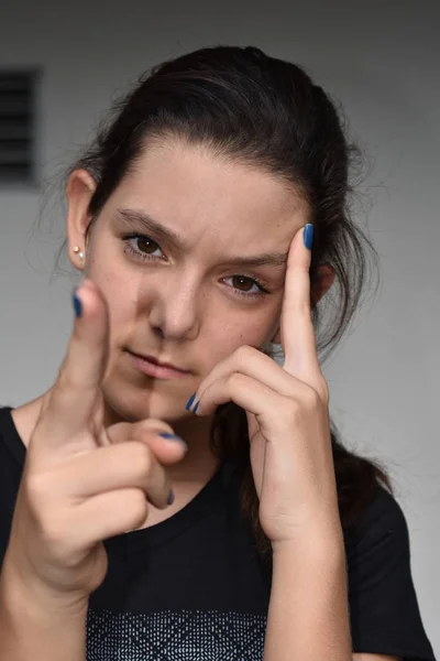 Beautiful Girl Psychic — Stock Photo, Image