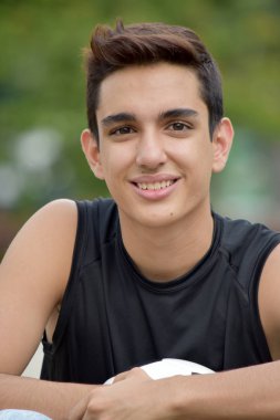 Yakışıklı genç İspanyol futbolcu