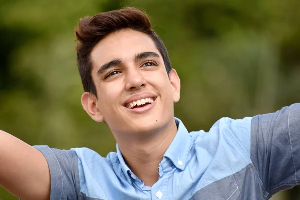 Adolescente Masculino Felicidad — Foto de Stock