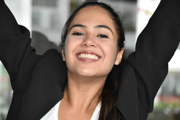 Successful Adult Colombian Person Wearing Suit — Stock Photo, Image