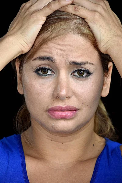 Mujer Hispana Confusión — Foto de Stock