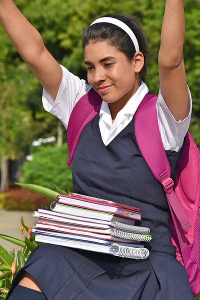 Una Estudiante Éxito — Foto de Stock