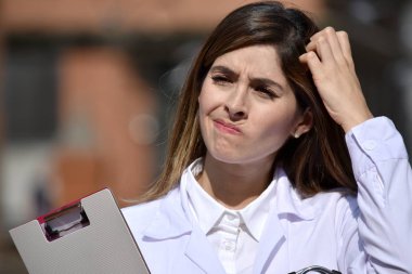 Kolombiya erkek doktor ve Pano Confusion