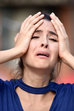 Endişeli çekici farklı kişi