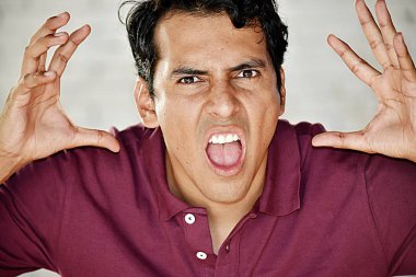 Stres altında bir adam