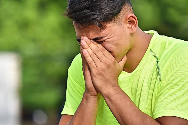 Депрессивный Спортсмен Колумбии — стоковое фото