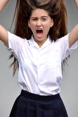 Stres altında şirin gençlik