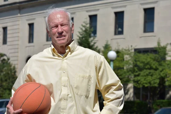 Athlete Senior Basketball Coach And Happiness