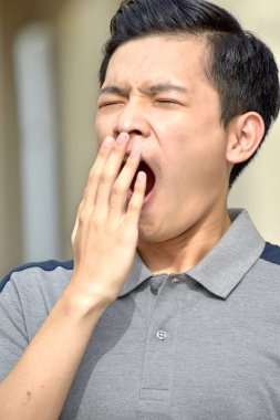 Uykulu bir farklı erkek