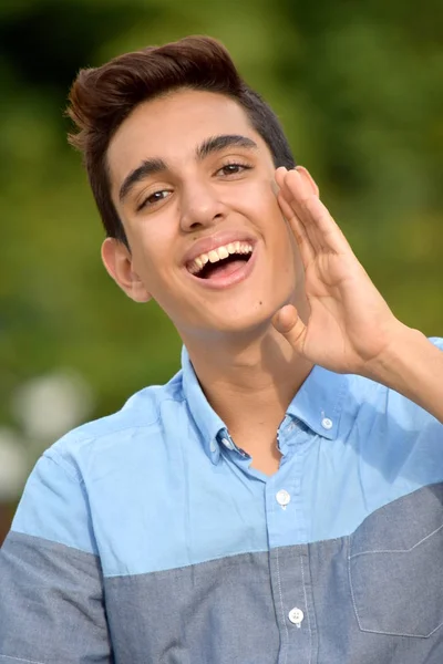 Handsome Male Shouting — Stock Photo, Image