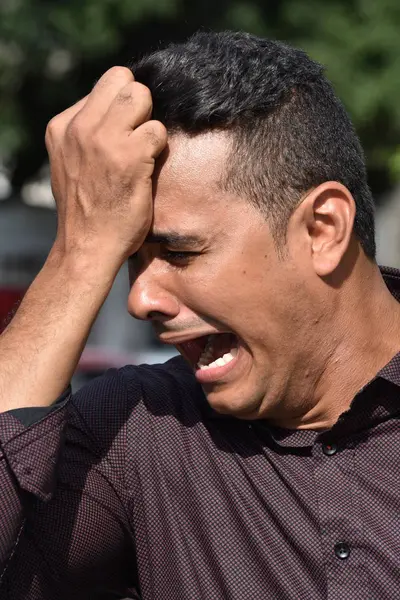 Männer Und Ängste — Stockfoto