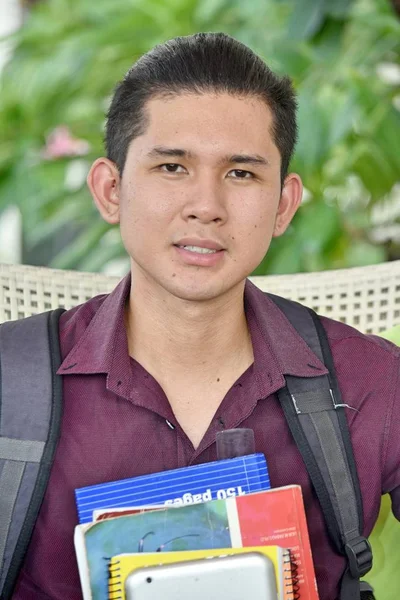 Minderheid Boy Student Glimlachen — Stockfoto