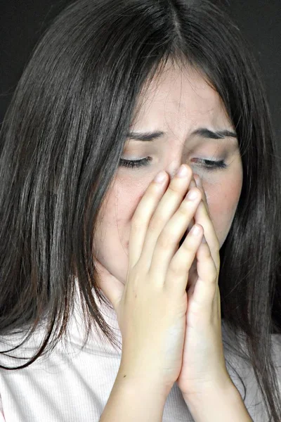 Sad Beautiful Australian Person — Stock Photo, Image