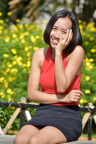 Minoranza Adulti Femmina Felicità — Foto Stock