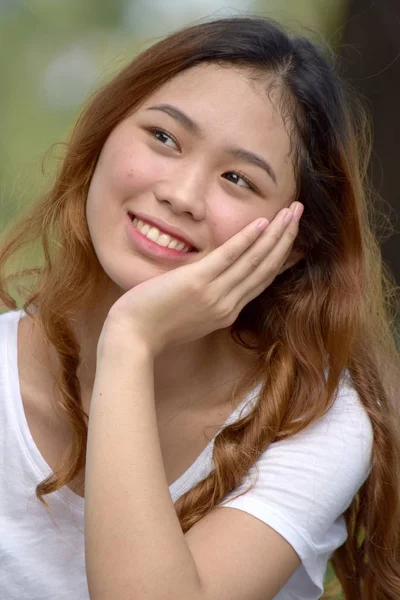 若々しいアジア女性の意思 — ストック写真