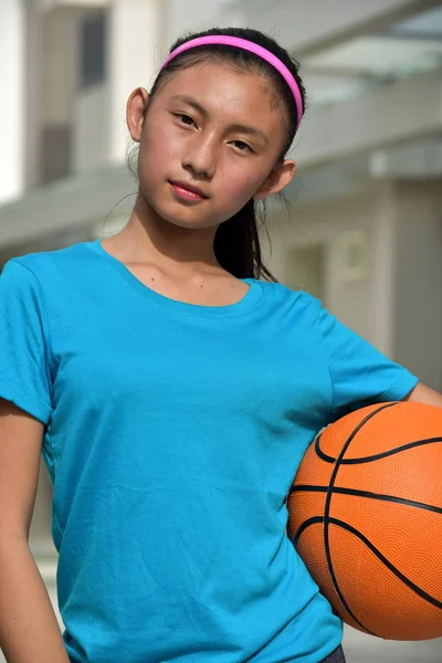 Une Athlète Féminine Sérieuse — Photo