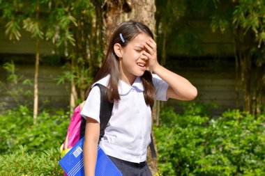 Unutkan farklı erkek öğrenci liseli kız okul üniforması kitaplar