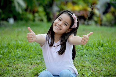 Mutlu güzel azınlık ergen