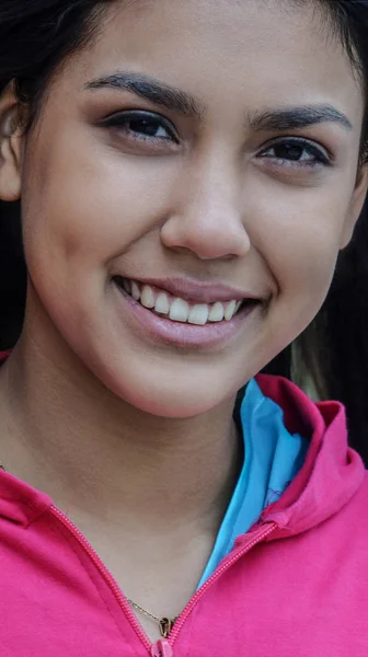 Happy Athlete Peruvian Girl