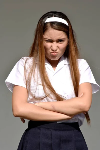 Verärgert Niedlichen Kolumbianischen Youngster — Stockfoto