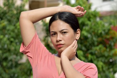 Güzel bir farklı kişinin portre