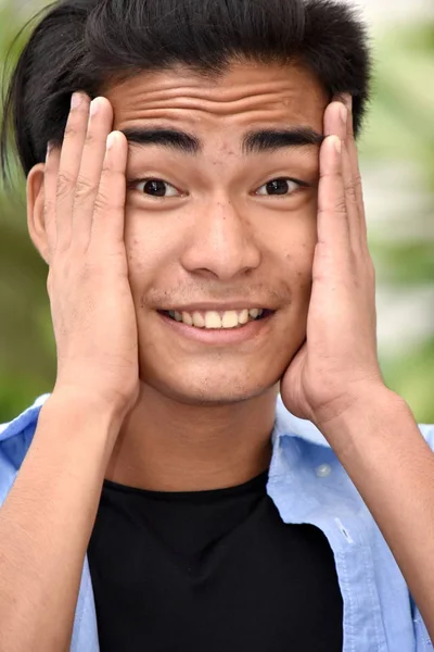 Filipínský Mužský Portrét — Stock fotografie