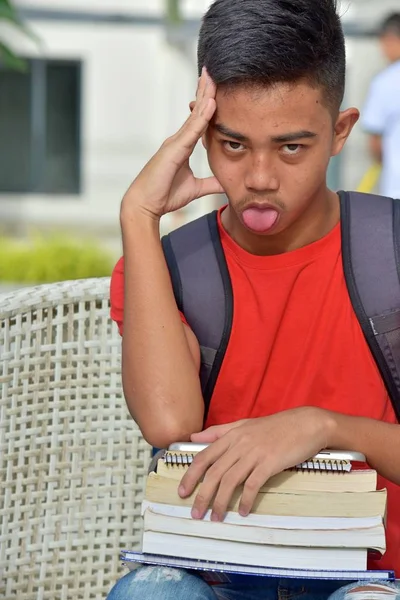 Tonto Estudiante Masculino — Foto de Stock