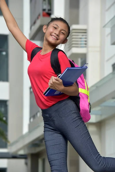 Happy School Girl — Stock Photo, Image