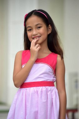 Genç azınlık Bayan düşünce