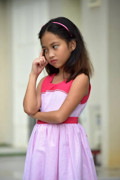Confused Girl Child — Stock Photo, Image