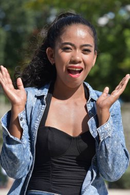 Çeşitli Yetişkin kadın şaşırttı