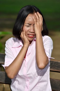 Stresli bir yetişkin erkek