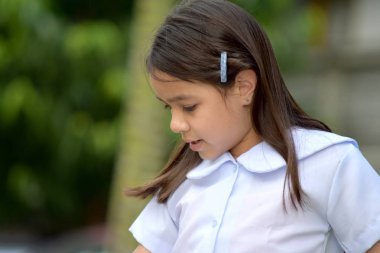 Güzel genç Filipina kişi