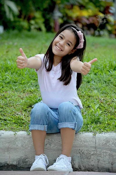 Meisje Kind Geluk — Stockfoto