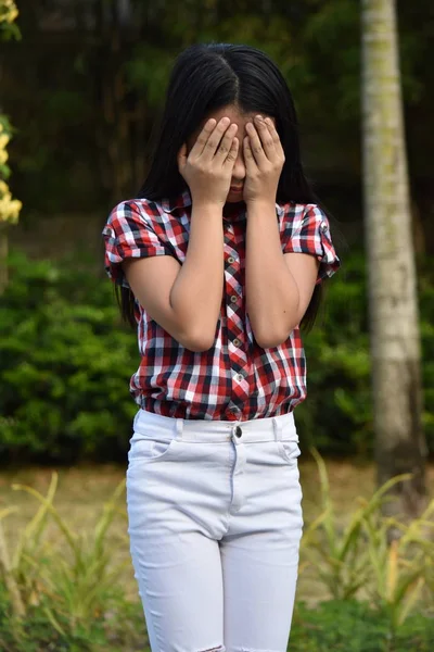 Una Mujer Infeliz Tween — Foto de Stock