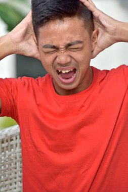 Stresli bir erkek çocuk