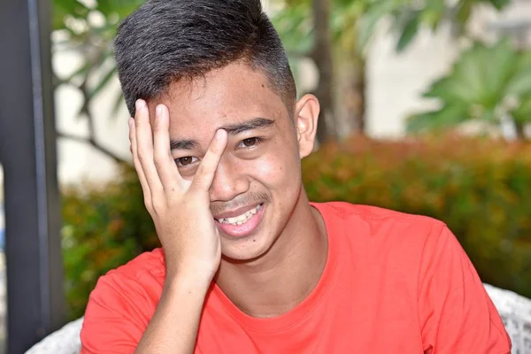 Homem Feliz Juvenil — Fotografia de Stock