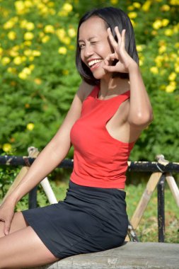 Tamam genç azınlık kadın kadın