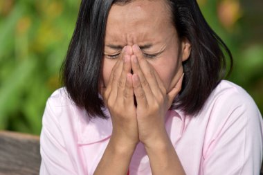 Alerji olan bir dişi