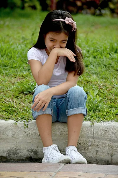 Diversos Tween Depressão — Fotografia de Stock