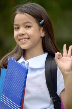 Tamam genç Filipina erkek öğrenci