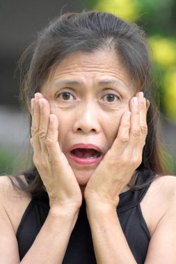 Ürküyor bir yetişkin erkek